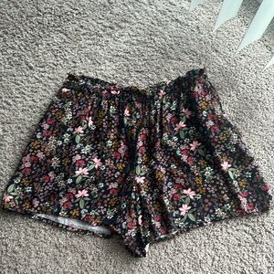 Loft flower print shorts